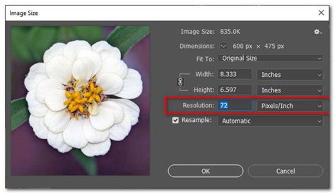 how to increase resolution of an image in adobe photoshop