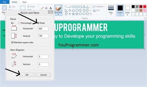 how to increase resolution of an image in paint