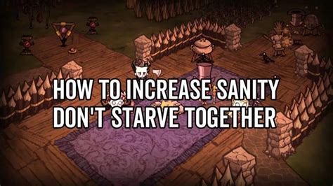 how to increase sanity