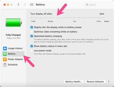 how to increase screen timeout in macbook pro