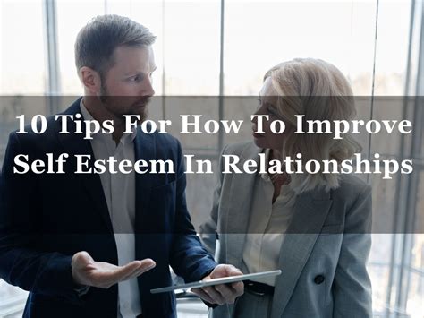 how to increase self esteem in relationships