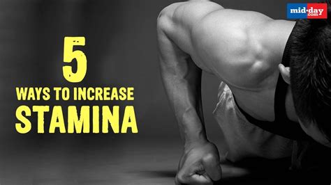 how to increase stamina fast
