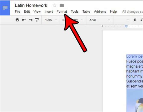 how to increase text size in google docs