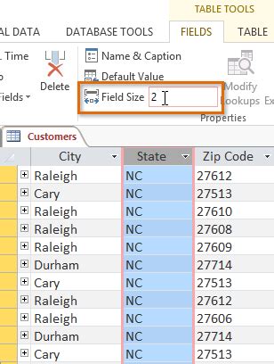 How To Increase The Size Of The Table Objects In Access