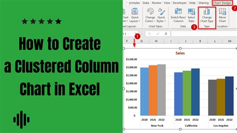how to increase width of clustered column chart in excel