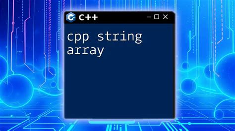 how to initialize string array in cpp