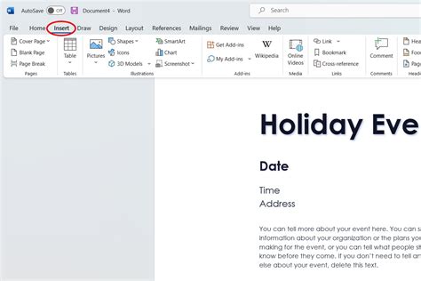 how to insert 1/2 in word