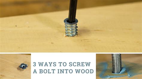 How To Insert A Bolt