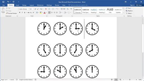 How To Insert A Clock In Word