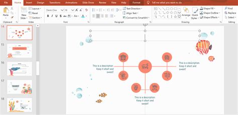 how to insert a concept map in powerpoint