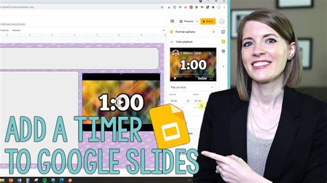 how to insert a countdown timer in google slides