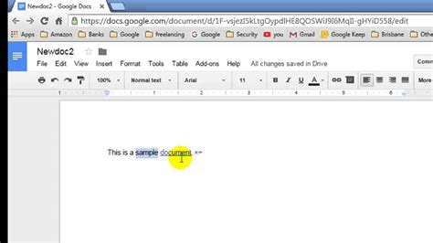 how to insert a document link in google docs