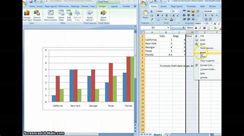 how to insert a graph from excel into a word document