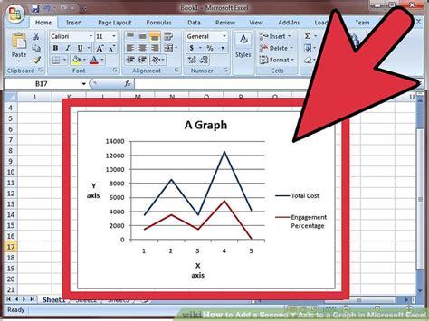 how to insert a graph in excel with two y axis