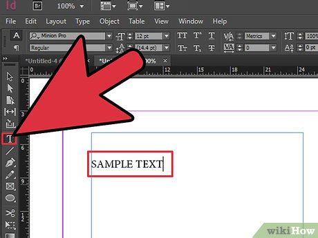 how to insert a line in a text box indesign