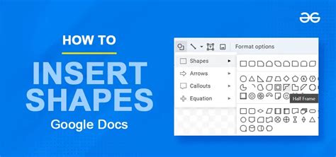 how to insert a line shape in google docs