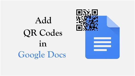 how to insert a qr code into google docs