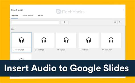 how to insert a recording into google slides