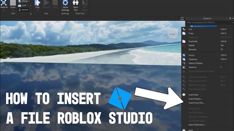 how to insert a script in roblox studio