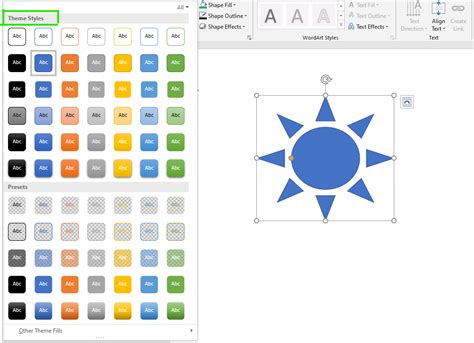 how to insert a shape in a word document