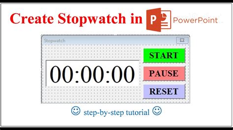 how to insert a stopwatch in a powerpoint slide