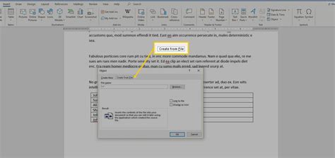 how to insert a text file in word document