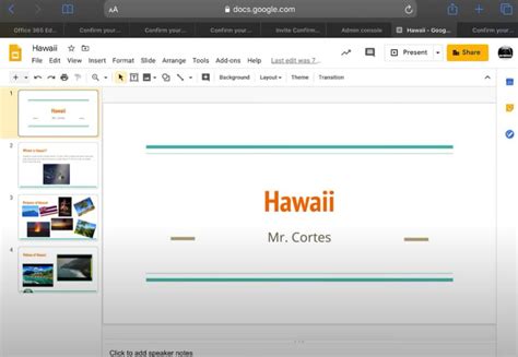 how to insert a video into google slides ipad
