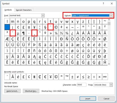 How To Insert Accent Mark In Microsoft Word