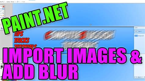 How To Insert An Image Into Paint.net