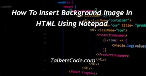 how to insert background image in notepad ++