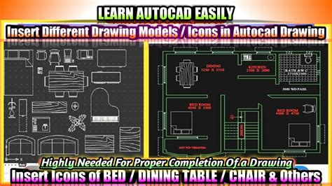 How To Insert Bed In Autocad