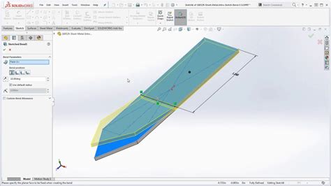 How To Insert Bends In Solidworks