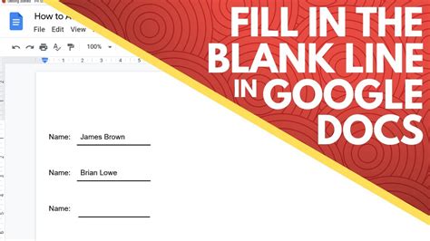 how to insert blank lines in google docs
