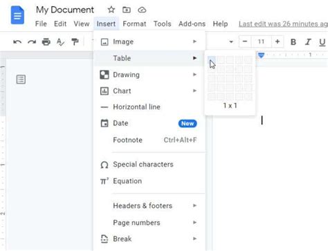 how to insert borders and lines in google docs
