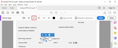 How To Insert Check In Adobe