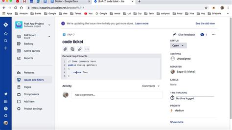 How To Insert Code In Jira