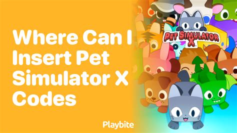 How To Insert Codes In Pet Simulator X