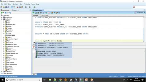 how to insert current date in oracle sql