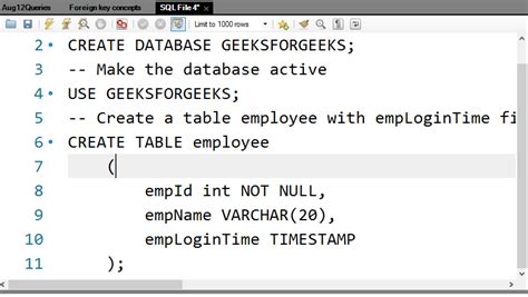 how to insert current timestamp in mysql