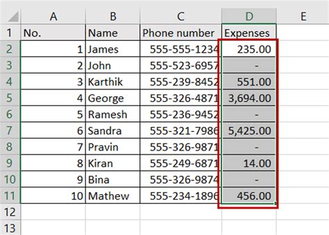 how to insert dash in zip code excel