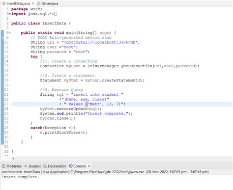 How To Insert Data From Excel To Sql Table In Java