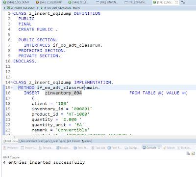 How To Insert Data Into Z Table In Sap Abap