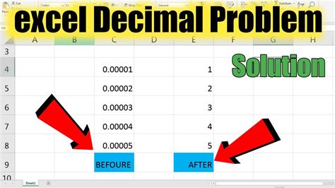 how to insert decimal point in excel cell