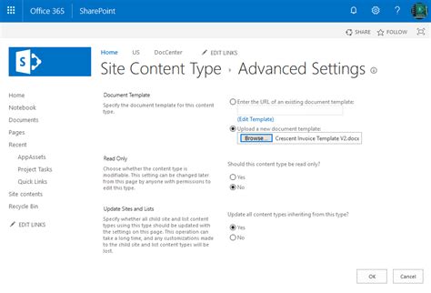 how to insert document in word sharepoint