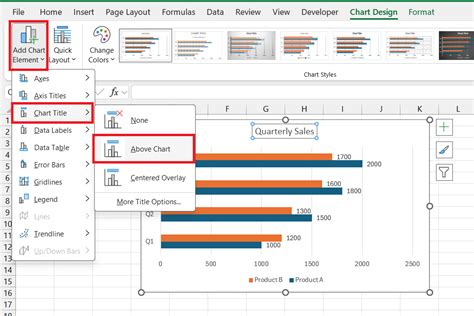how to insert double bar graph in excel