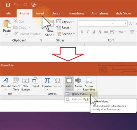how to insert embed code in powerpoint