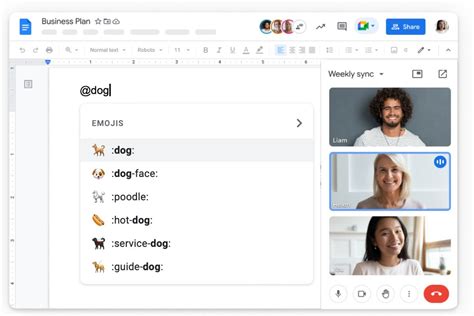 how to insert emoji into google docs