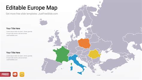 how to insert europe map in powerpoint