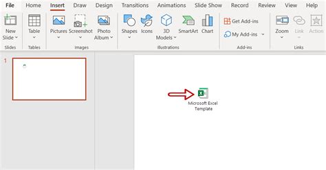 Insert Excel into PowerPoint