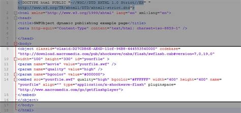 How To Insert Flash Movie In Html Page - Eqoyuku